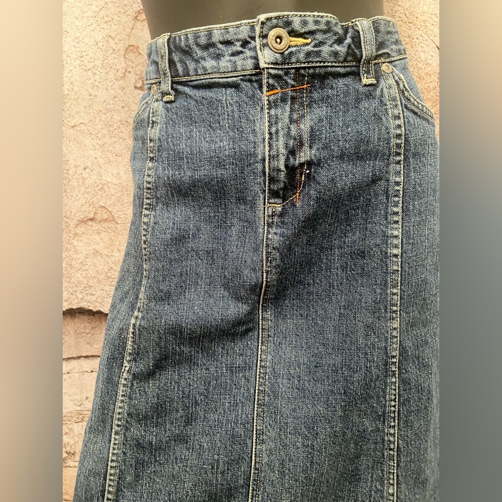 Columbia Blue Denim Straight Skirt - Picture 2 of 9